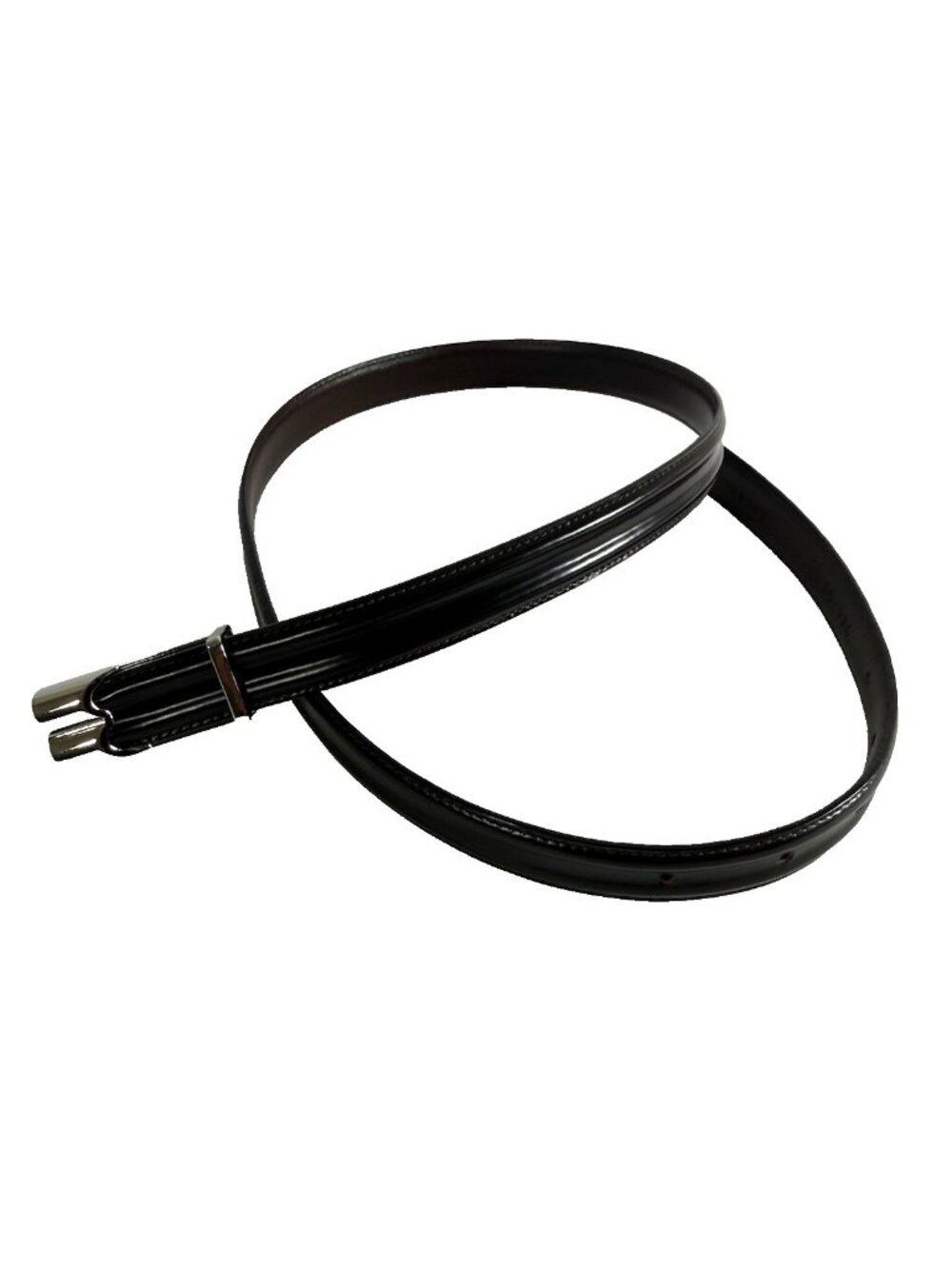 Bally Brown Leather Belt Silver Buckle 37 Inches Mens
